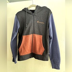 Zip up hooded sweatshirt